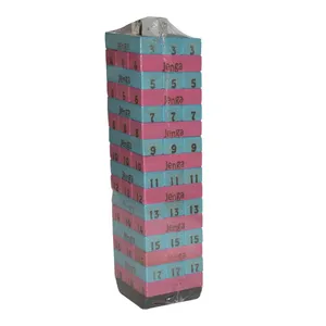 بازی 48  تکه جنگا رنگی پوپک مدل Jenga Joy
