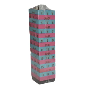 بازی 48  تکه جنگا رنگی پوپک مدل Jenga Joy