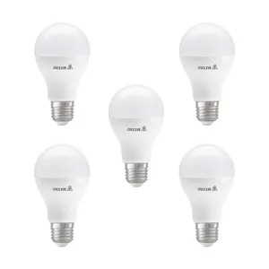 Delta 12W LED Classic Lamp E27 5 PCS