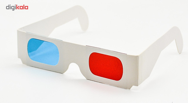 عینک سه بعدی طرح White color بسته چهارعددی