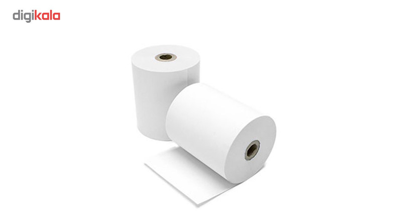 کاغذ مخصوص پرینتر حرارتی پاپیروس مدل 80mm بسته 2 عددی