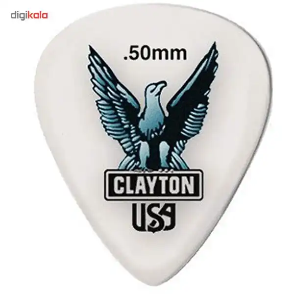 پیک گیتار الکتریک کلایتون مدل Acetal 0.5 mm طرح استاندارد