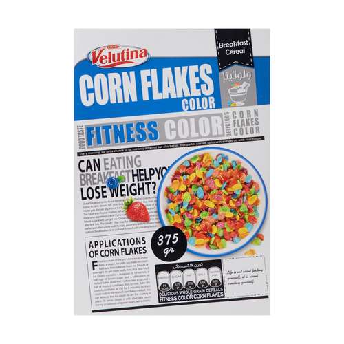 سریال صبحانه کورن فلکس رنگی ولوتینا 375 گرم