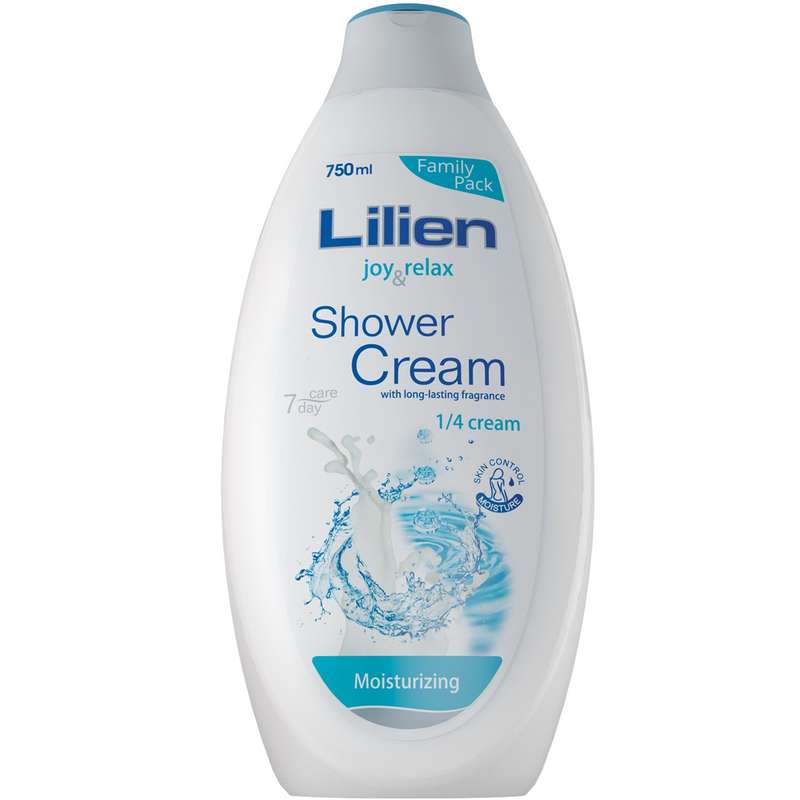 شامپو بدن کرمی لیلین مدل Moisturizing حجم 750 میلی لیتر