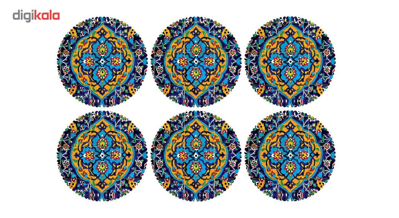 زیر بشقابی کد U2-42016 ست 6 عددی