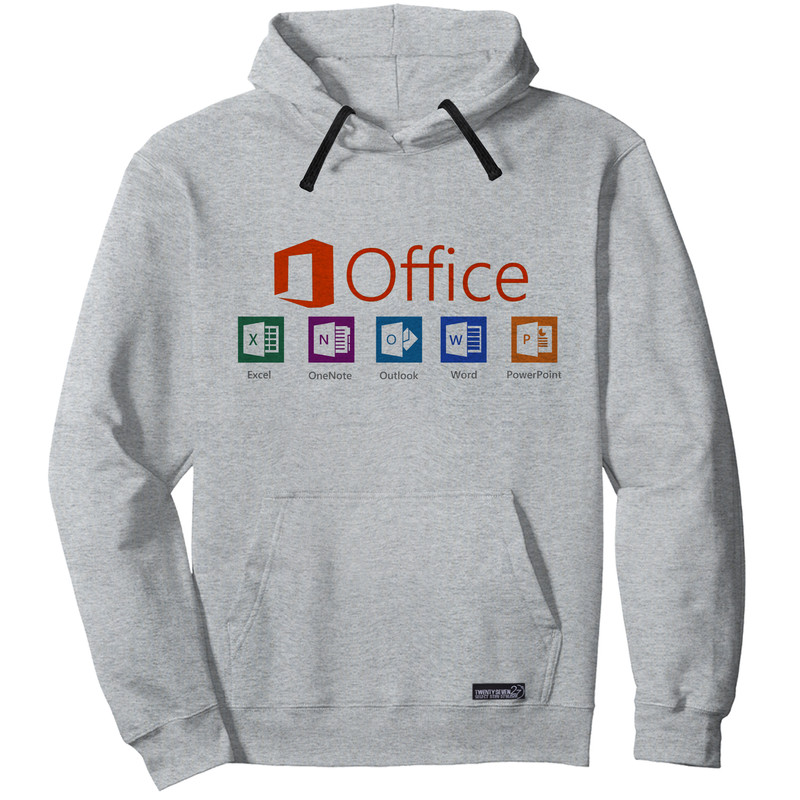 هودی زنانه 27 مدل Microsoft Office Full کد MH911