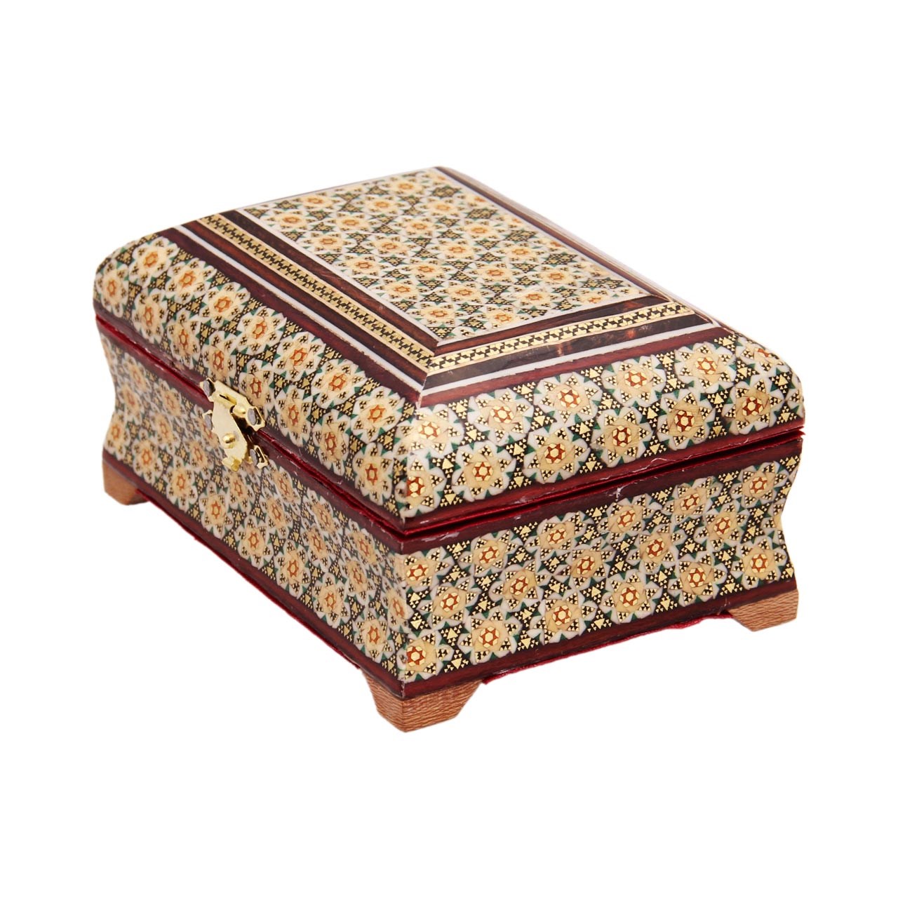 جعبه جواهرات بغل تاسی خاتم کاری مارک اخوان MKH232