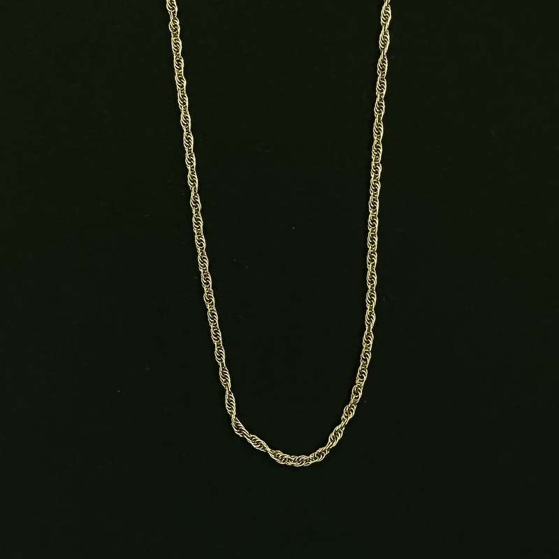 زنجیر زنانه اکسسورایز مدل مارپیچ زنجیر زنانه اکسسورایز مدل مارپیچ