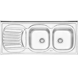 سینک ایلیا استیل مدل 3510R روکار سایز 50 × 120 سانتی متر