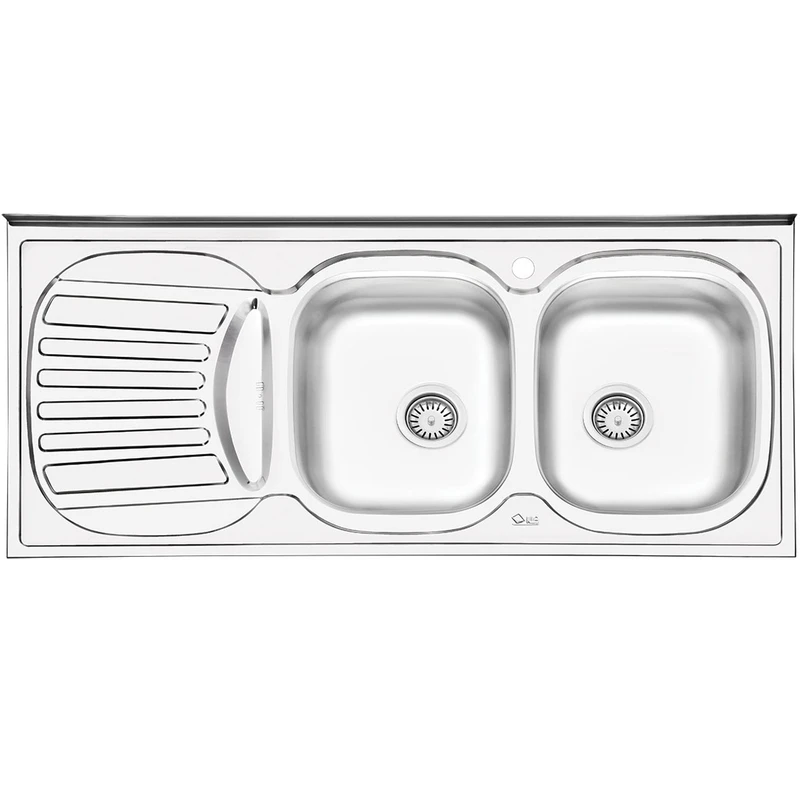 سینک ایلیا استیل مدل 3510R روکار سایز 50 × 120 سانتی متر