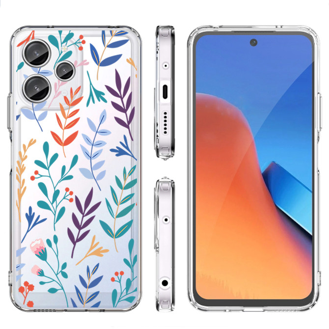 کاور طرح Tiny Leaves مناسب برای گوشی موبایل شیائومی Redmi12  
