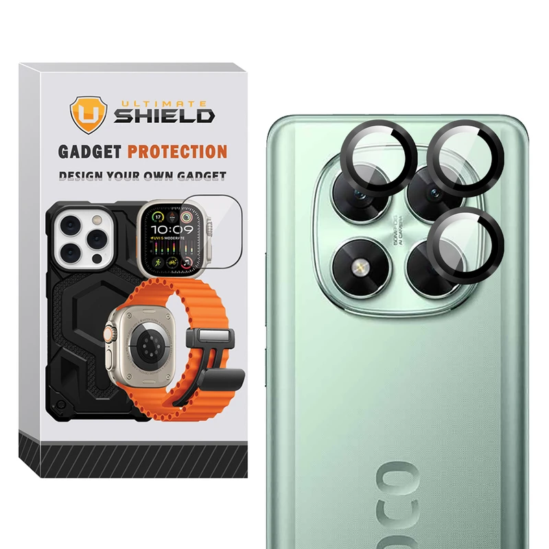محافظ لنز دوربین آلتیمیت شیلد مدل Ring Metal UL مناسب برای گوشی موبایل شیائومی Poco X7