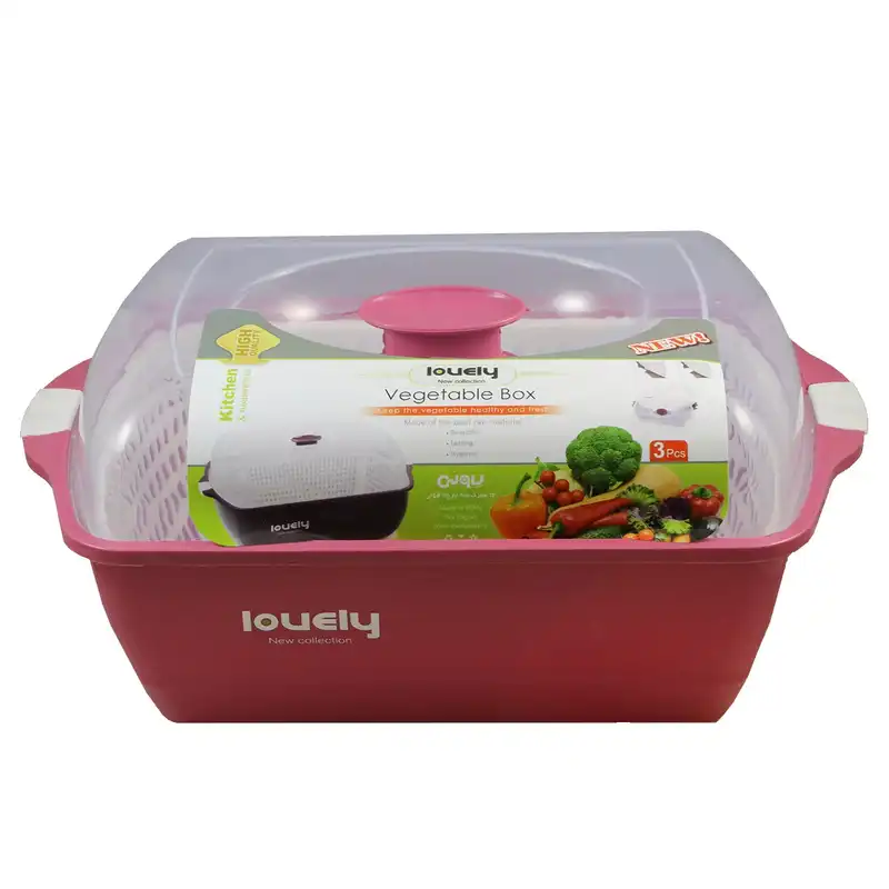 ظرف نگه دارنده و سبزی خشک کن لاولی مدل 6005