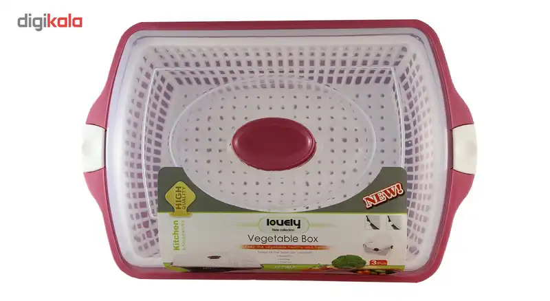 ظرف نگه دارنده و سبزی خشک کن لاولی مدل 6005