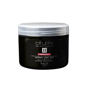 ماسک مو سیتی لایف مدل  Keratin Macadamia Argan  حجم 500 میلی لیتر