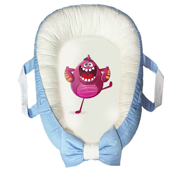 سرویس خواب سه تکه نوزاد مدل گارد محافظ دار طرح فانتزی کد 046