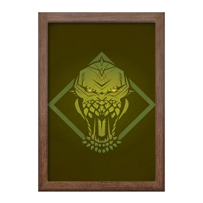 تابلو خندالو طرح بازی شکارچی هیولا (Monster Hunter) کد 33229