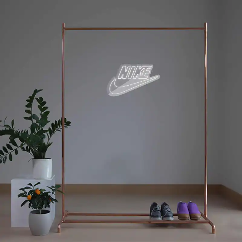 چراغ دیواری نئون دیزاین طرح Nike-Text_WHT