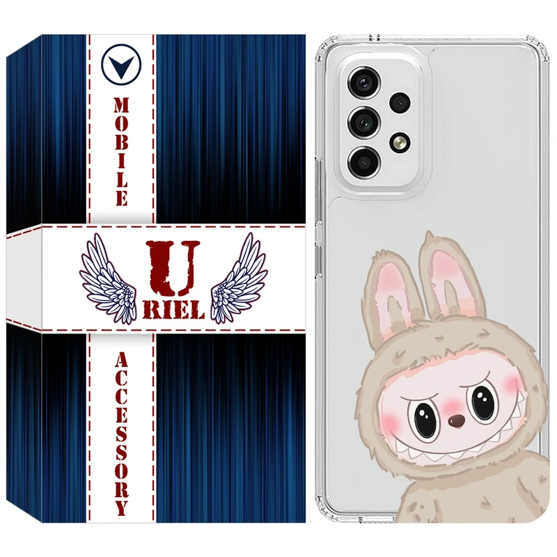 کاور یوریل مدل Clear کد 119 طرح لبوبو Labubu مناسب برای گوشی موبایل سامسونگ Galaxy A32 5G / M32 5G