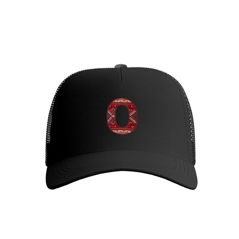 کلاه کپ پاد آفرین مدل حرف انگلیسی با فرش ایرانی کد 642