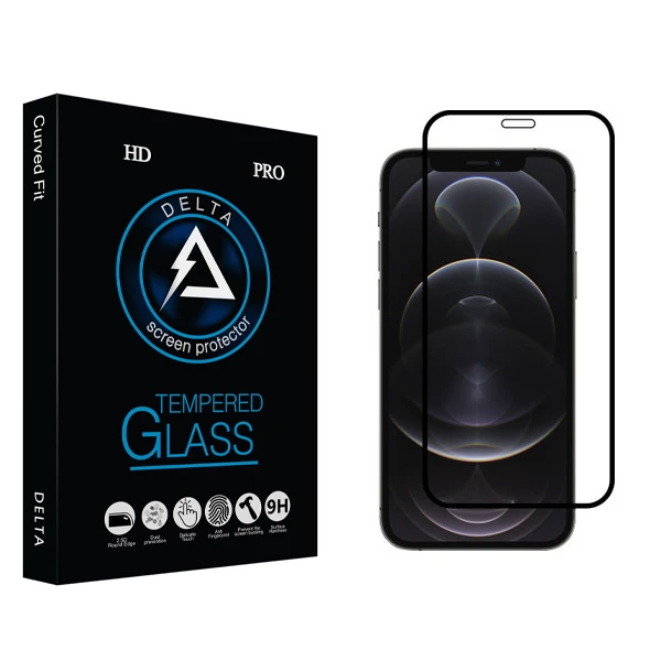 محافظ صفحه نمایش دلتا مدل Fit مناسب برای گوشی موبایل اپل iPhone 12 Pro Max