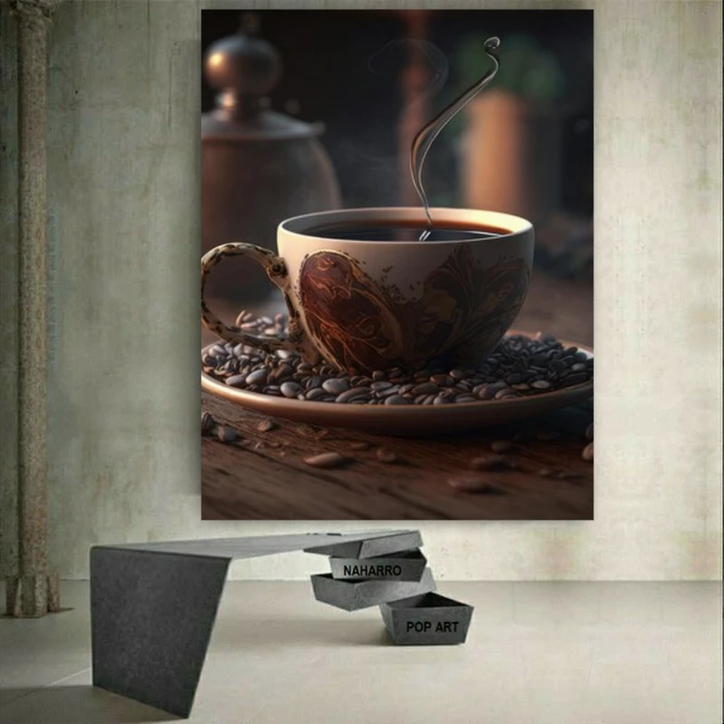  پوستر طرح قهوه مدل فنجان کد FP105003