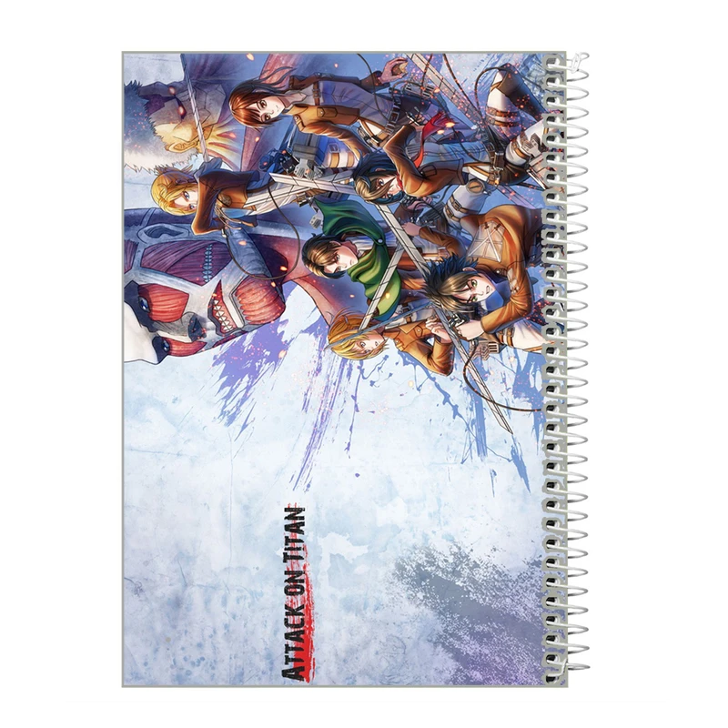 دفتر نقاشی 40برگ طرح انیمه Attack on Titan مدل حمله به تایتان rt16