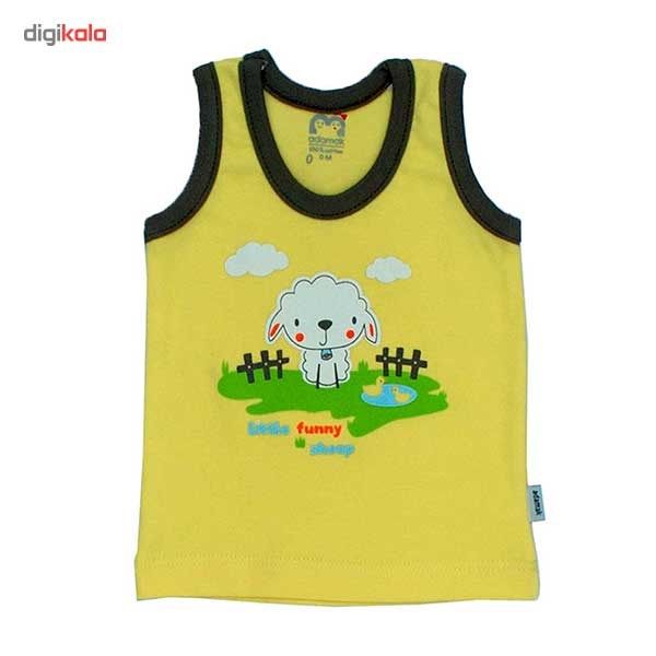 زیرپوش رکابی نوزادی آدمک مدل Sheep زیرپوش رکابی نوزادی آدمک مدل Sheep
