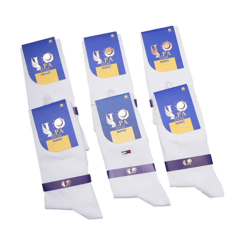 جوراب ساق بلند مدل lp14 بسته 6 عددی