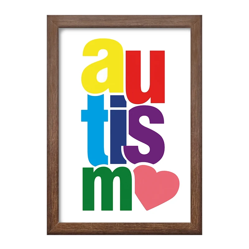 تابلو خندالو طرح اتیسم Autism کد 26735