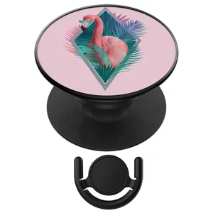 پایه نگهدارنده گوشی موبایل پاپ  سوکت آکام مدل APSC002611 به همراه پاپ کلیپ