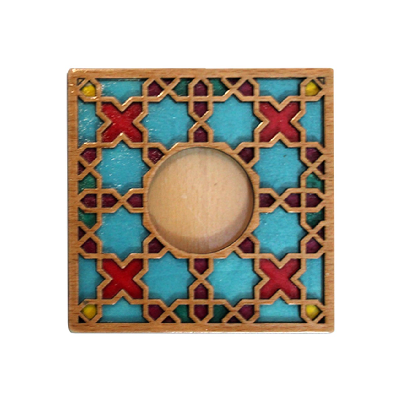 جاشمعی رومیزی چوبی گالری روهام مدل 102 سنتی بسته 2 عددی