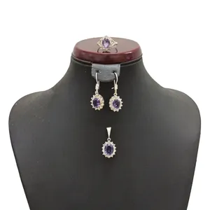 نیم ست نقره زنانه سلین کالا مدل آماتیس کد  ce-as2