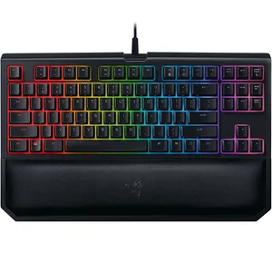 کیبورد مکانیکی مخصوص بازی ریزر مدل BlackWidow Tournament Edition Chroma V2 with Green Switch