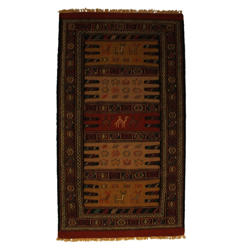 گلیم دستبافت سرزمین فرش کد TKG122