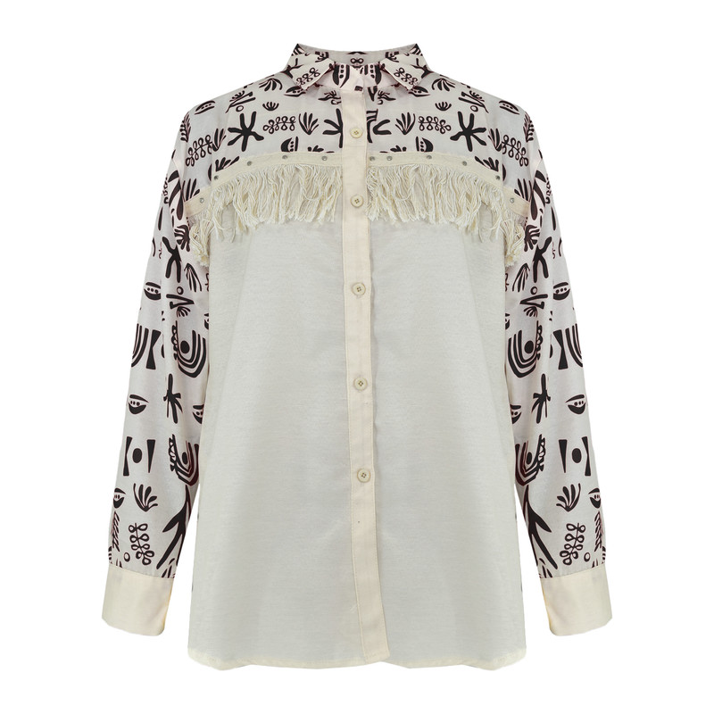 شومیز آستین بلند زنانه مدل M3964