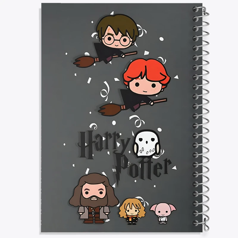 دفتر شطرنجی 50 برگ خندالو طرح هری پاتر (Harry Potter) کد N4592