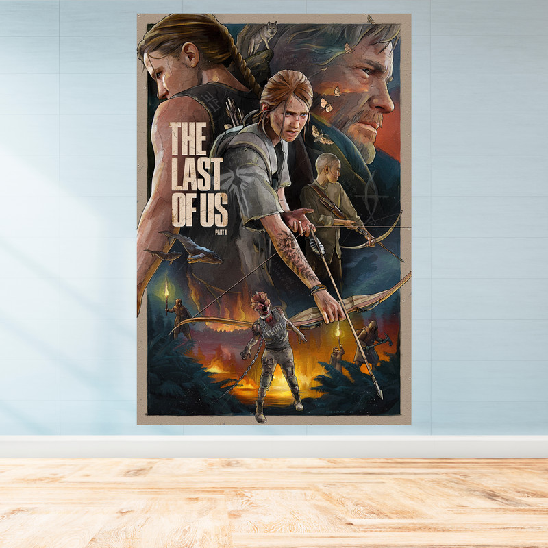 تابلو شاسی مدل گیمینگ لست اف اس last of us 2 کد 1269 تابلو شاسی مدل گیمینگ لست اف اس last of us 2 کد 1269