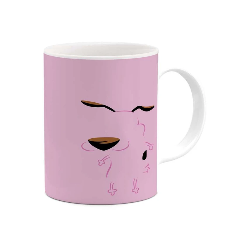 ماگ کاکتی مدل کارتون Courage The Cowardly Dog کد mgh22415