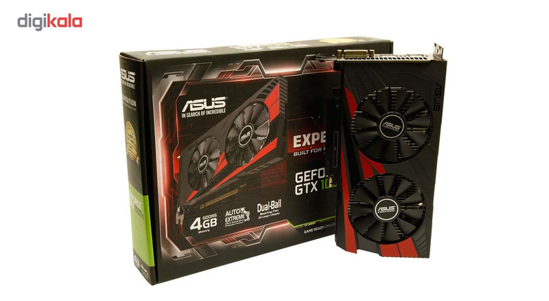 کارت گرافیک ایسوس مدل EX-GTX1050TI-4G