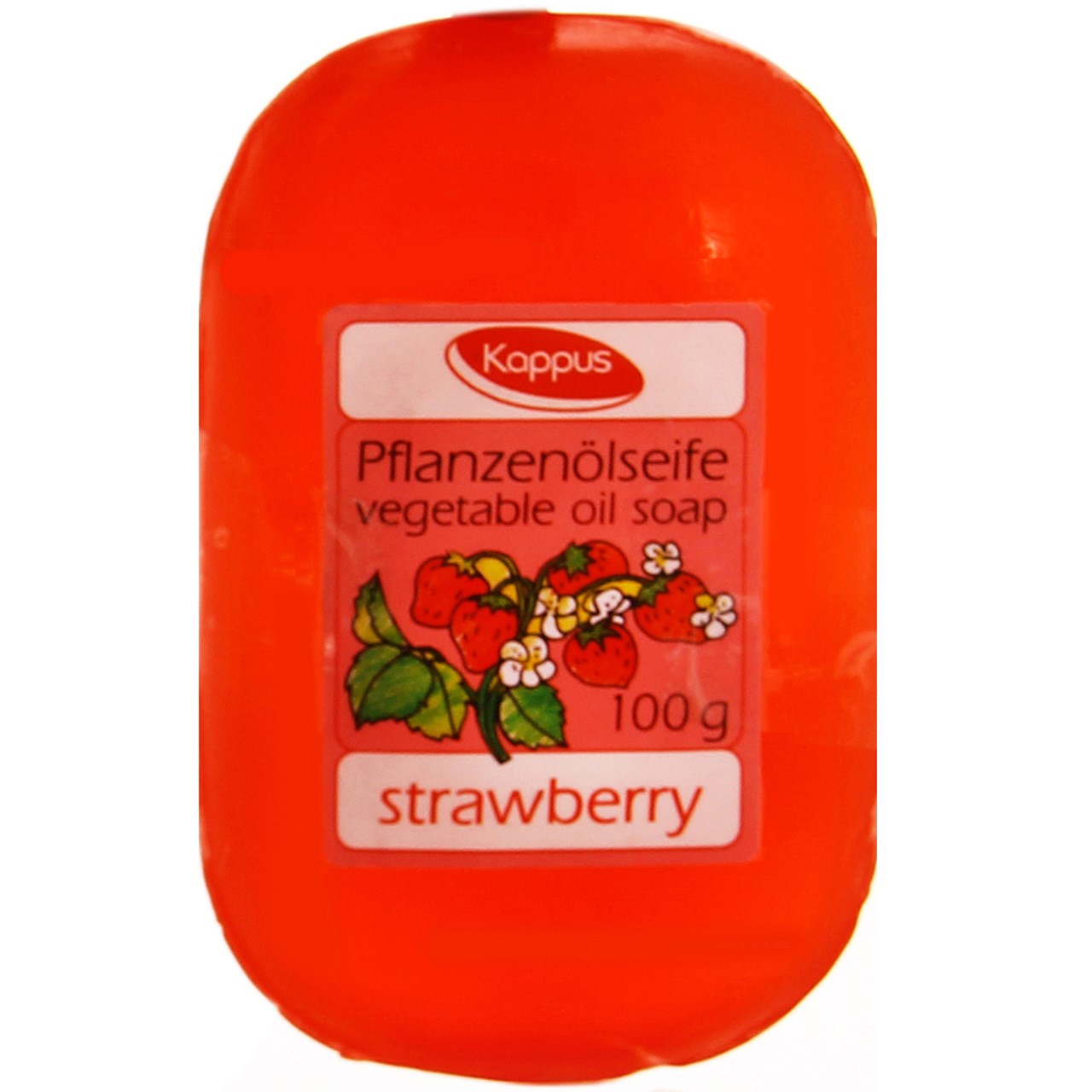صابون گلیسرینه کاپوس مدل Strawberry مقدار 100 گرم