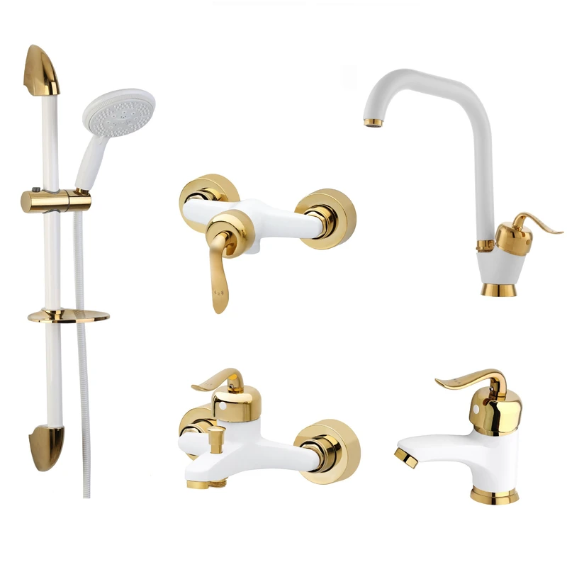 ست شیرآلات ترنم مدل دیاموند ST2  مجموعه 5 عددی 