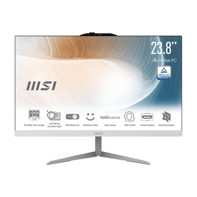 کامپیوتر همه کاره 23.8 اینچ ام اس آی مدل AM242 12M-i7 16GB 1TB Iris Xe کامپیوتر همه کاره 23.8 اینچ ام اس آی مدل AM242 12M-i7 16GB 1TB Iris Xe