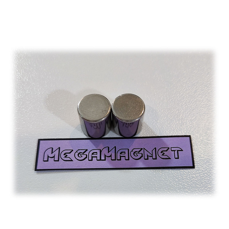 آهن ربا مدل نئودیمیوم استوانه D10x10mm بسته 4عددی