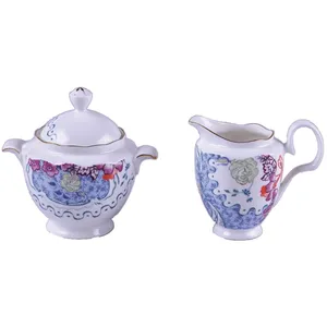 قندان و شکرپاش اس بی فمیلی طرح باترفلای بلوم کد 960108