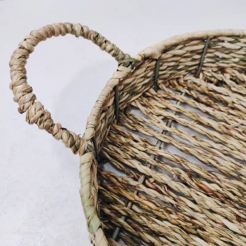 سینی حصیری مدل دسته دار