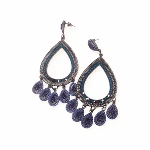 گوشواره دست دوز زنانه مدل سنتی