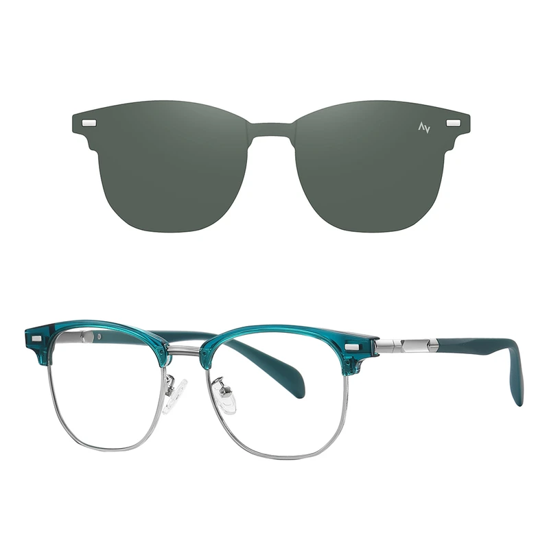 فریم عینک طبی آلبرت وگ مدل CG3202C658-P25 Polarized Double Switch