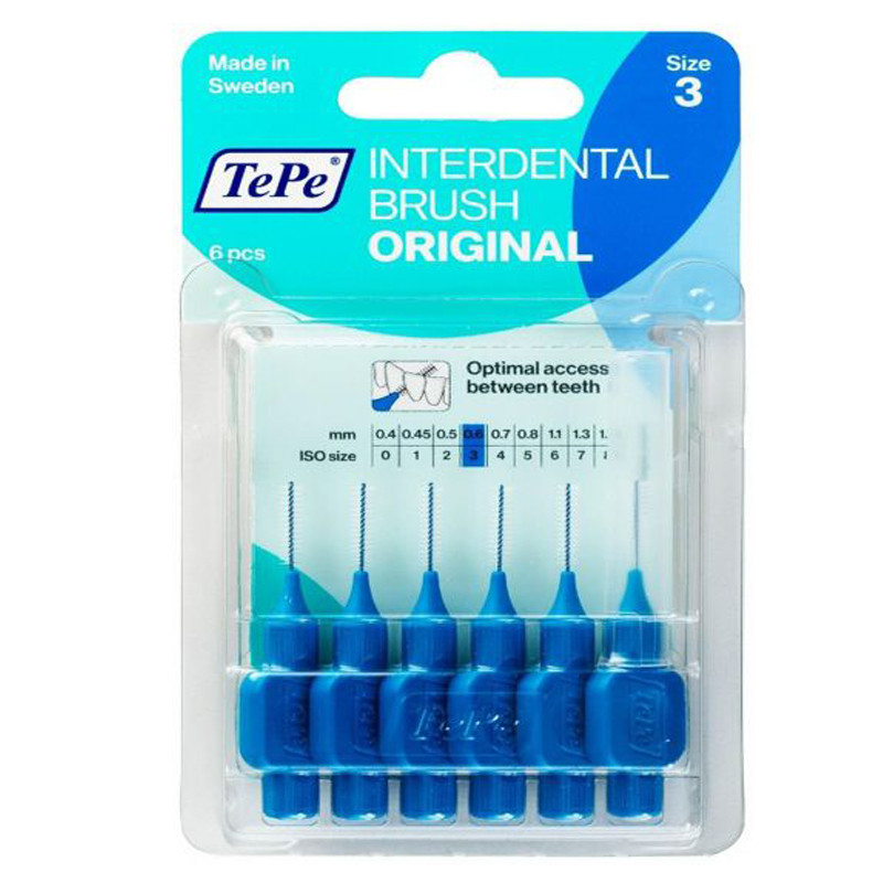 مسواک بین دندانی تپه مدل  ORIGINAL سایز 3 بسته 6 عددی