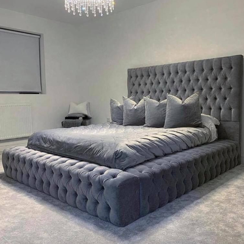 تخت خواب دونفره مدل نگین سایز 120×200 سانتی متر